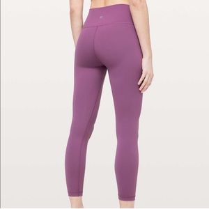 Lululemon Vintage Plum Wunder Under Leggings